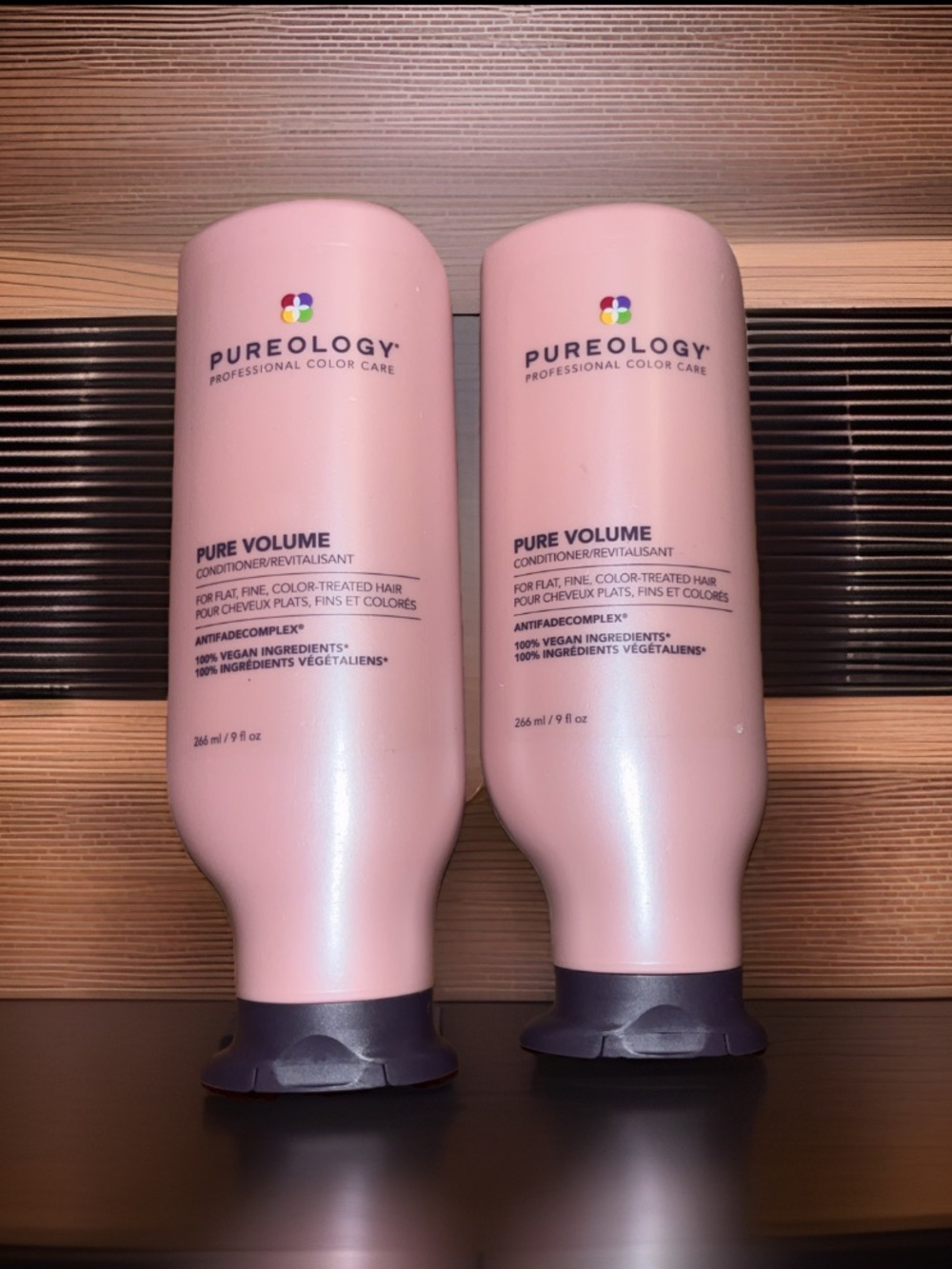 Pink PureOlogy HYDRATE SHEER CONDITIONER DUO 2 Bottles Of Conditioner